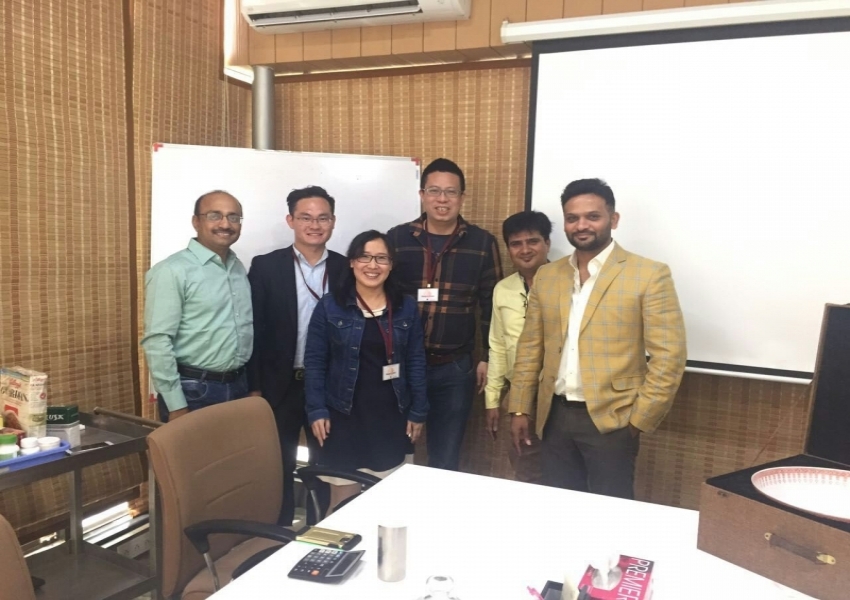 2017年印度参观、考察圆苞车前子壳供应商